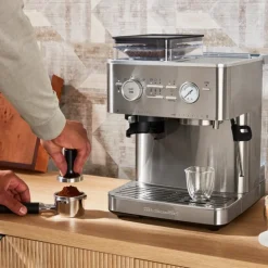 Espressomaskin m/kaffekvern halvautomatisk 5KES6551 rustfritt stål