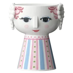 Eva lysestake 9,5 cm pink