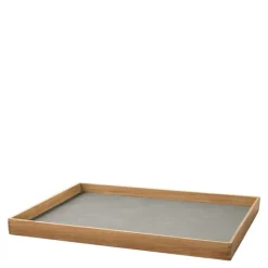 Even teak brett 36,4x46,6 cm nupo lys grå