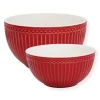 Everyday Alice serveringsskål sett 2 deler rød