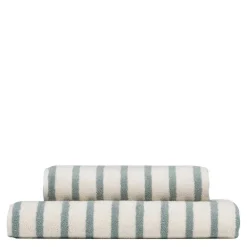 Everyday stripe håndkle 70x140 cm aqua