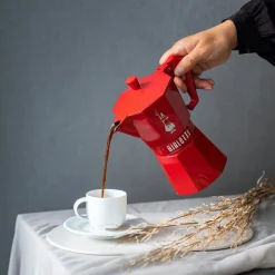 Exclusive espressokanne 6 kopper 25 cl rød