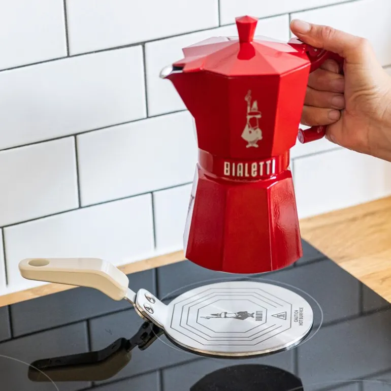 Exclusive espressokanne 6 kopper 25 cl rød