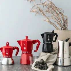 Exclusive espressokanne 6 kopper 25 cl rød