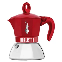 Exclusive espressokanne 2 kopper 10 cl rød