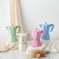 Exclusive Moka Express 6 kopper 25 cl krem