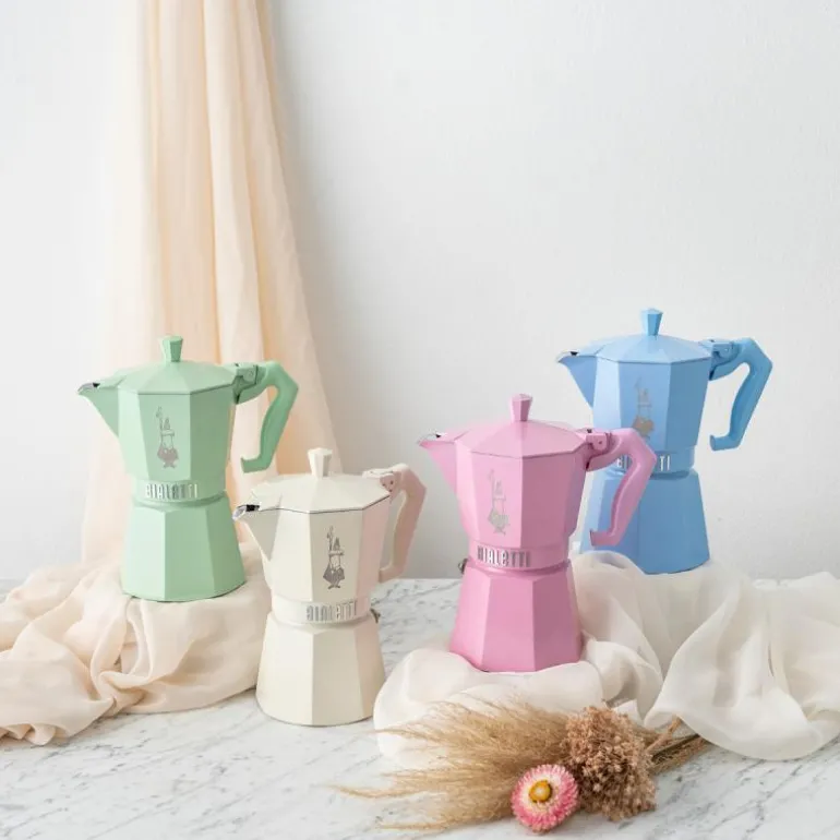 Exclusive Moka Express 3 kopper 13 cl rosa