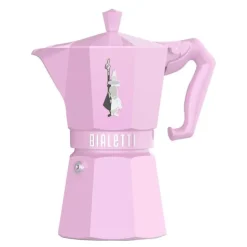 Exclusive Moka Express 6 kopper 25 cl rosa