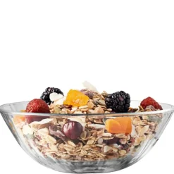 Facet glasskål 50 cl 4 stk