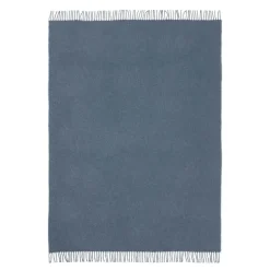 Falketind ullpledd 120x180 cm blå
