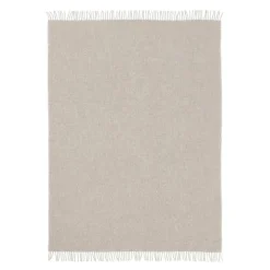 Falketind ullpledd 120x180 cm naturlig beige