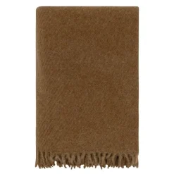 Falketind ullpledd 120x180 cm varm oker