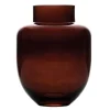 Family vase 11x8,4 cm brun
