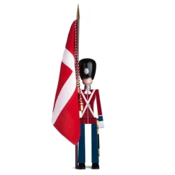 Fanebærer medium rød/blå/hvit