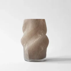 Fano vase 25 cm taupe