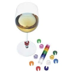 Fargekode til vinglass 10 stk