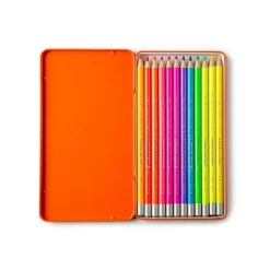 Fargepenner 12 stk neon