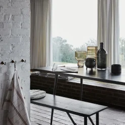 Farida vase 22 cm brun