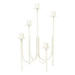 Farri lysestake 36 cm lys varmgrå