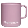 Favourite kopp med hank Grandmom 25 cl lavender