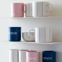 Favourite kopp med hank MOM 25 cl creole pink