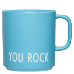 Favourite kopp med hank YOU ROCK 25 cl swim cap blue