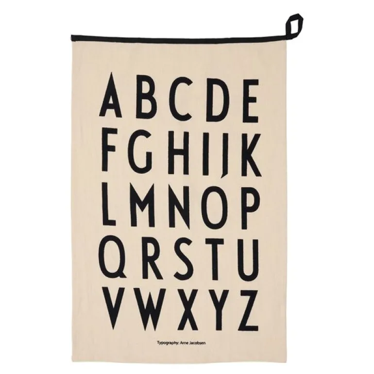 Favourite Premium Classic kjøkkenhåndkle 50 x 70 cm natur/svart