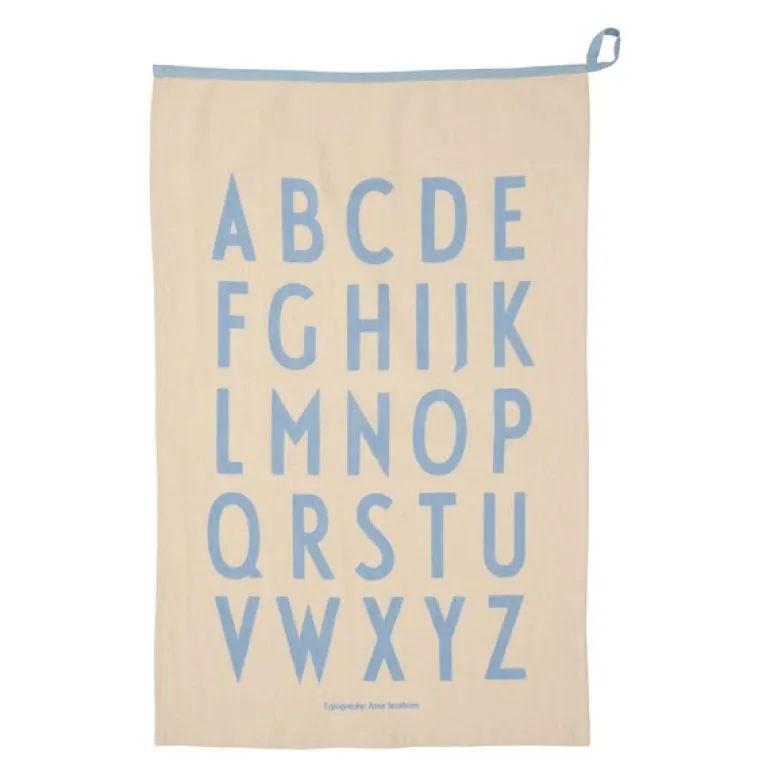 Favourite Premium Classic kjøkkenhåndkle 50 x 70 cm natur/lys blå