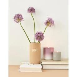 Favourite vase 15 cm love beige
