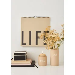 Favourite vase 15 cm love beige