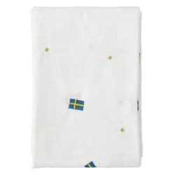 Festlig duk 140x270 cm hvit