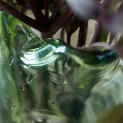 Fish vase 27,5 cm grønn