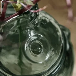 Fish vase 17,5 cm røkt grå