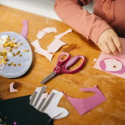 Fiskars Kids saks 6+ år 13 cm glitter lilla