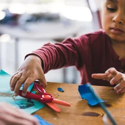 Fiskars Kids saks 2+ år rød
