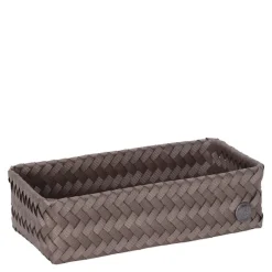 Fit Double Tiny oppbevaringskurv 24x12x7 cm taupe