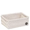 Fit liten oppbevaringskurv 18x12x7 cm champagne
