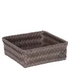 Fit Square oppbevaringskurv 18x18x7 cm taupe