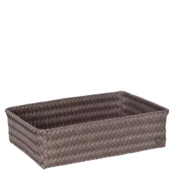 Fit stor oppbevaringskurv 36x24x10 cm taupe