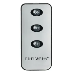 Fjernkontroll 4x8 cm sølv til LED lys