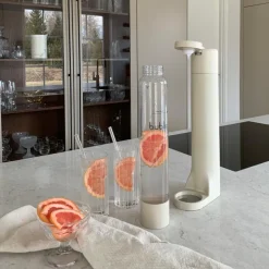 Flaske til kullsyremaskin 0,8L beige