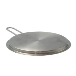 Flatt lokk 24 cm stål