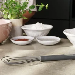 Flatvisp m/silikon 30 cm grå