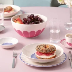 Fleur bleu pastaskål 24 cm 62 cl blå