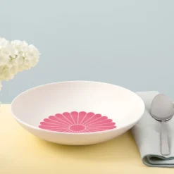 Fleur cassis pastaskål 24 cm 62 cl rosa