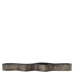 Flood lysestake 35 cm antikk brun