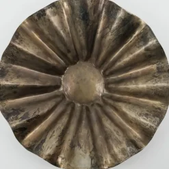 Flood skål 31 cm antikk brun