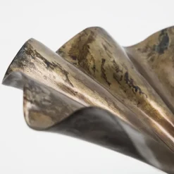 Flood skål 31 cm antikk brun