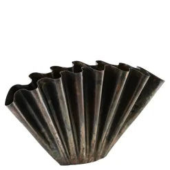 Flood vase 30x53,4 cm antikk brun