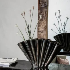 Flood vase 30x53,4 cm antikk brun